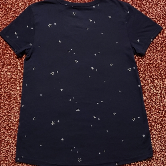 Woman's DALLAS COWBOYS "Kassie Choker" Navy Blue T-shirt  (M, L, XL, 2XL) - Picture 2 of 5